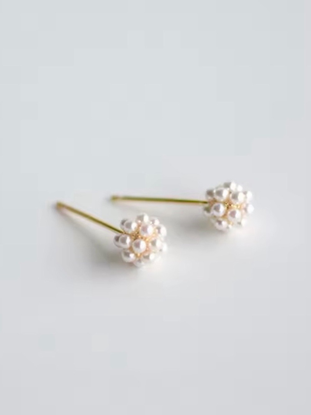 🍋2/$30 New Tiny Pearl Cluster Earrings